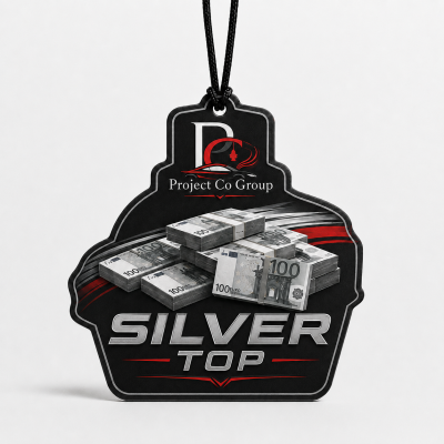 Silver Top – Car Air Freshener